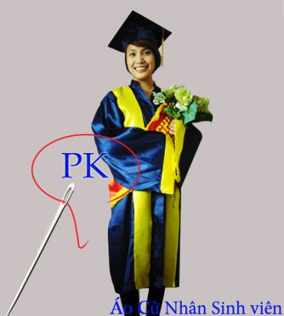Áo cử nhân tốt nghiệp đại học