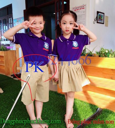 Đồng phục mầm non trường Quốc tế
