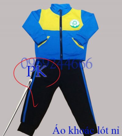 Quần áo gió mầm non đẹp chất lượng