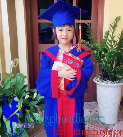 Áo tốt nghiệp mẫu giáo vải đẹp
