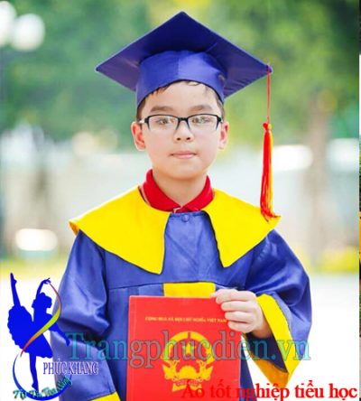 Áo nhận bằng tốt nghiệp ra trường lớp 5