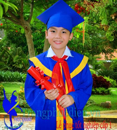 Áo cử nhân tiểu học đẹp rẻ